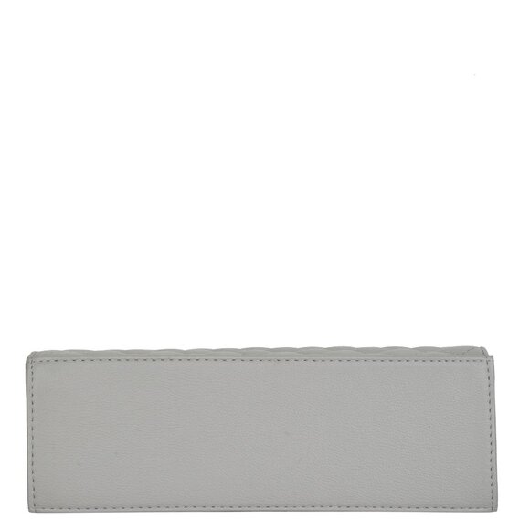 Vegan Leather Grey Colour Handbag for Women– Top-Handle Tote Bag, Satchel Purse - Picture 6 of 10